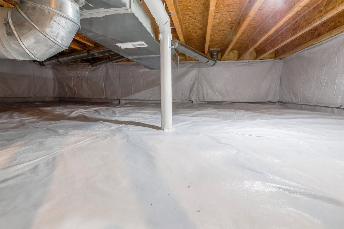 Vapor barrier installation in Columbia, MO